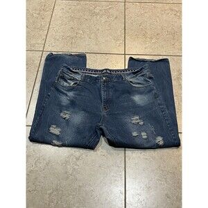 City Ink Jeans Men's  Size: 46  Blue‎ Distressed RN 0103407